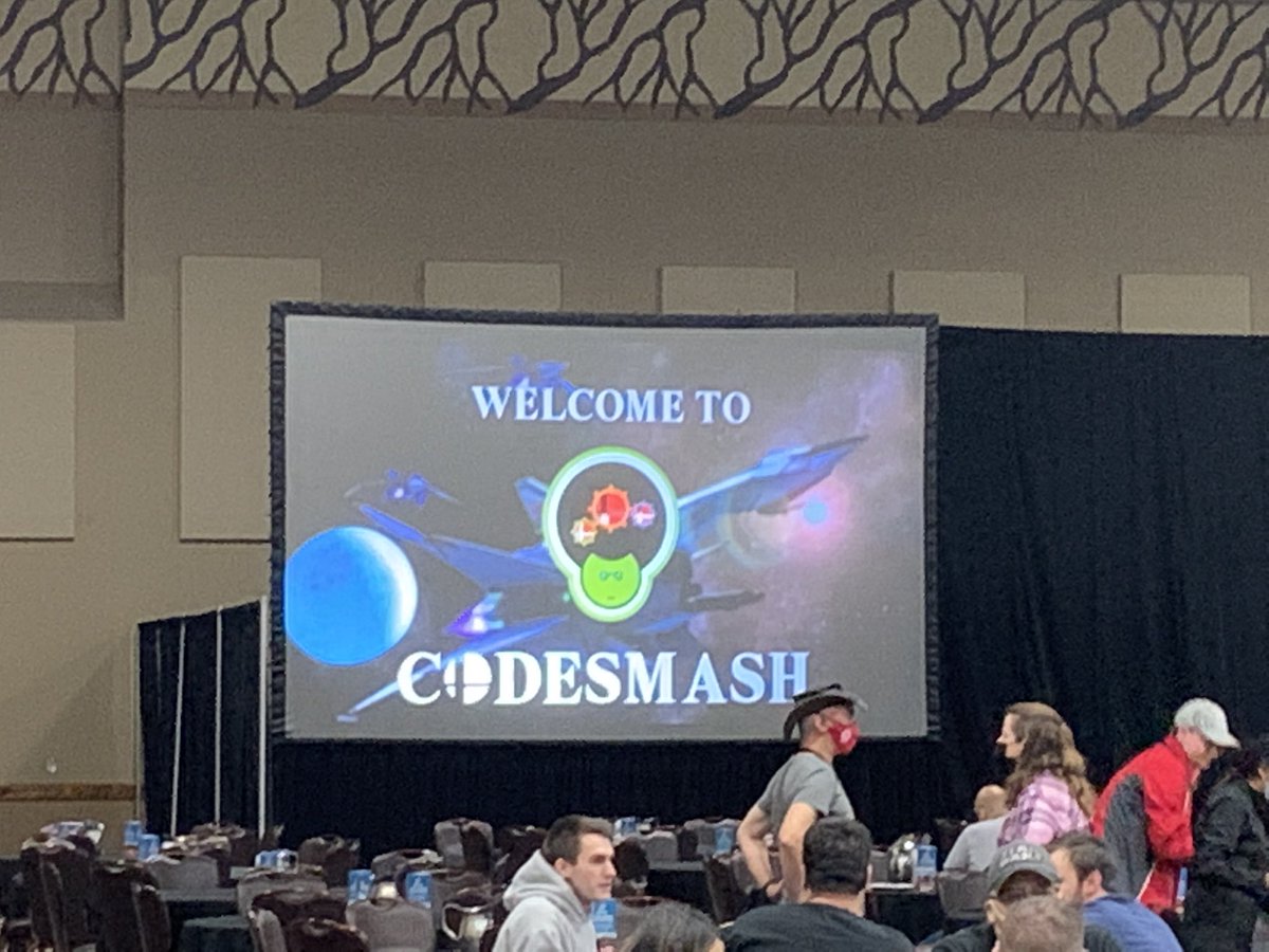 rfornal's tweet photo. Super Smash Bros. Ultimate tournament. @codemash #codesmash … tonight! https://t.co/am6VQkd7pL