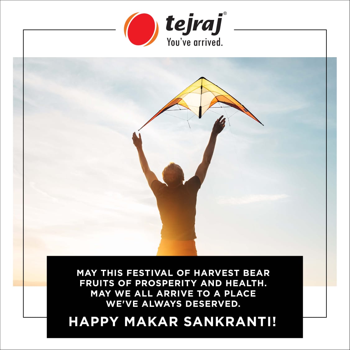 tejrajgroup's tweet photo. Tejraj group wishes you a Happy Makar Sankranti!
#makarsankranti #indianfestival #celebration #joy https://t.co/lBZSMIQb5C