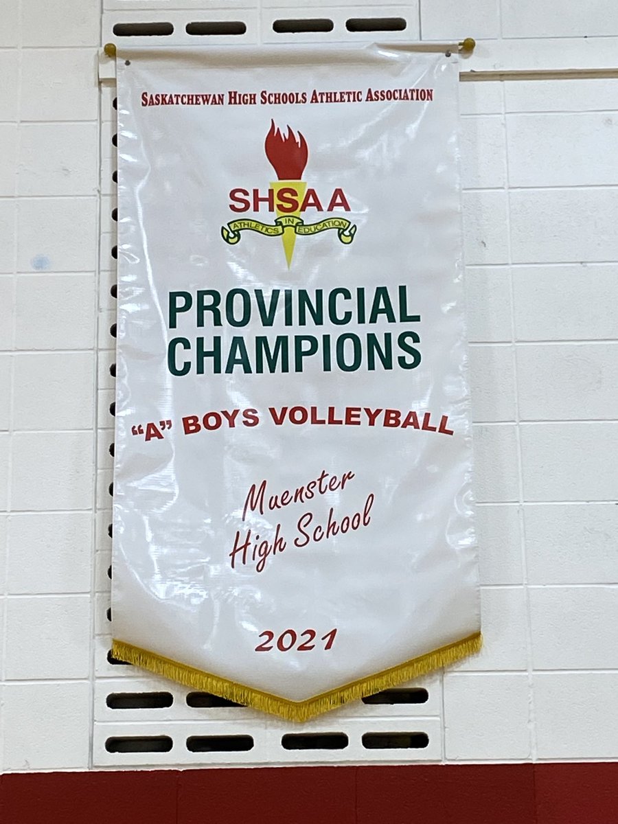 It is always great to see one of these being hung in our gym. #CougarPride