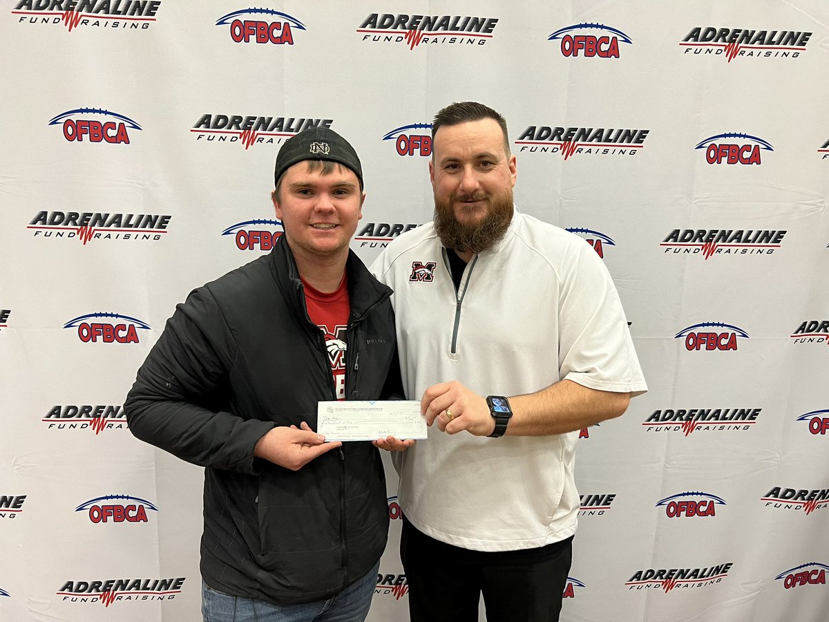 Congratulations to <a href="/TylerMassey21/">Tyler Massey</a> on being awarded the <a href="/OFBCA/">OFBCA</a> Joe Tunnell Scholarship! Coach Massey has a very bright future in the coaching profession! #WeAreMustang