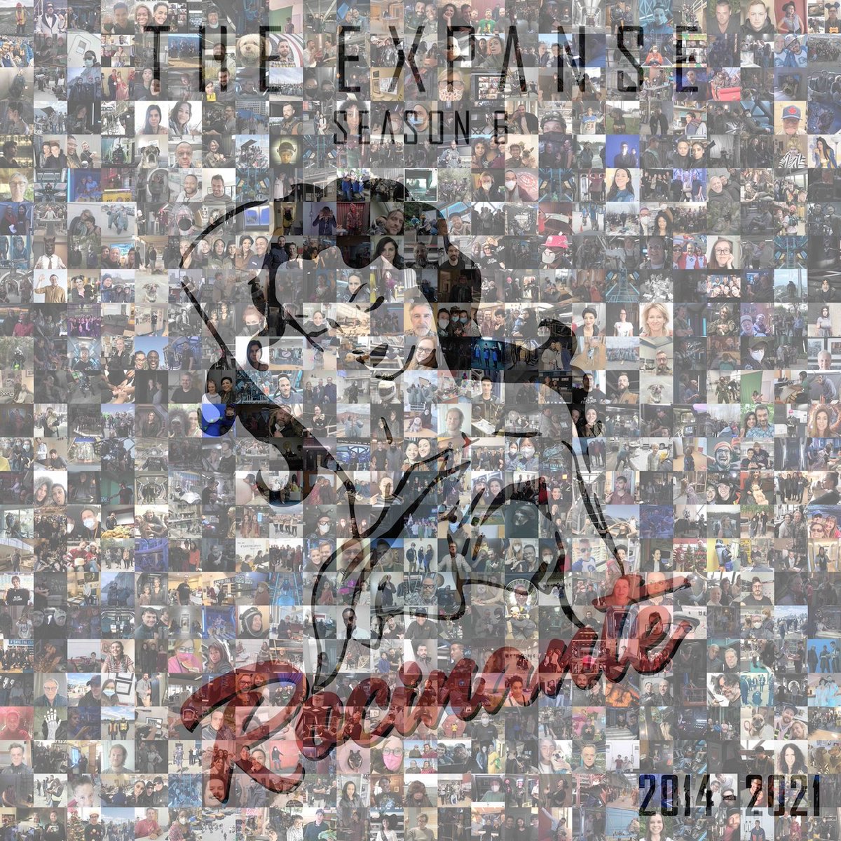 Since we couldn't do a proper crew photo this year due to COVID protocols, I wanted to find a way to still celebrate all the amazing people that make @expanseonprime happen. This is just a sliver of our giant team ❤️ #TheExpanse