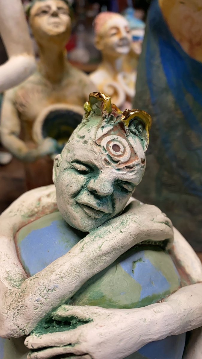 SoulplayClayNFT's tweet image. Some sculpture shots… stars of future #NFTs perhaps. Which one should be first out of this batch? Won’t let me do photos in a poll so comment below 👇 ❤️🙏 #NFTCommunity #CNFTCommunity