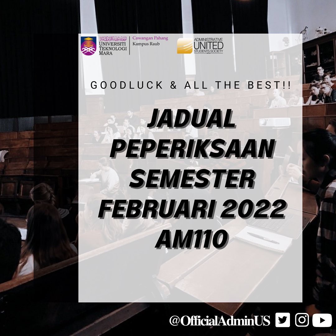 OfficialAdminUS's tweet photo. 📌𝐉𝐚𝐝𝐮𝐚𝐥 𝐏𝐞𝐩𝐞𝐫𝐢𝐤𝐬𝐚𝐚𝐧 𝐀𝐤𝐡𝐢𝐫 𝐛𝐚𝐠𝐢 𝐒𝐞𝐦𝐞𝐬𝐭𝐞𝐫 𝐅𝐞𝐛 𝟐𝟎𝟐𝟐 𝐀𝐌𝟏𝟏𝟎 https://t.co/M7JtcuyEX3