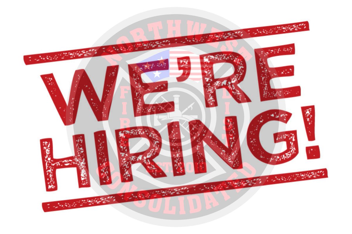 We're hiring Firefighter/EMTs! Got to NWCFD.org/employment for the complete job description.