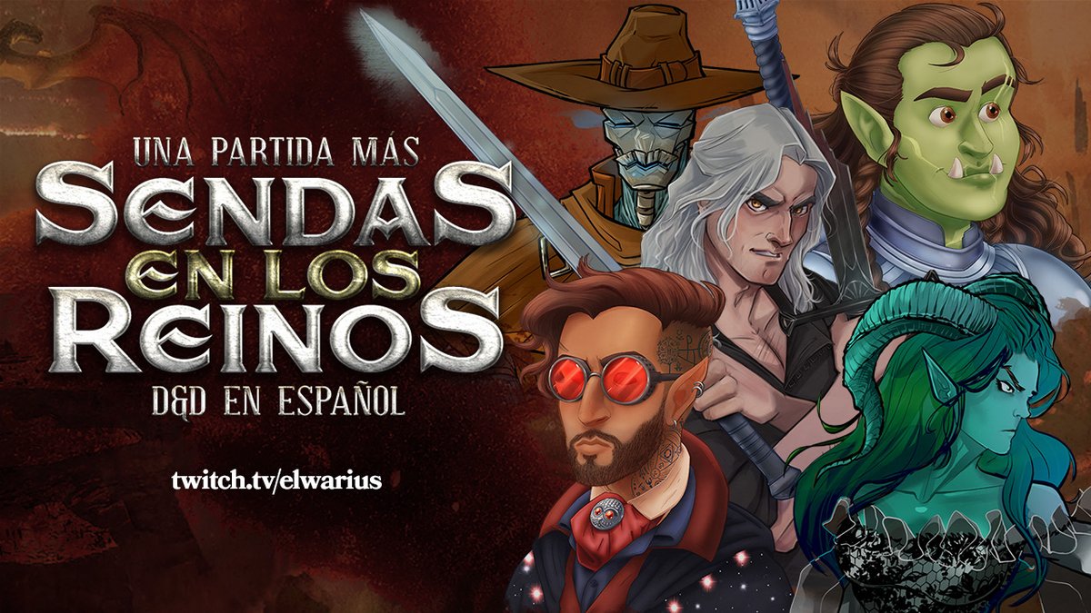 elwarius's tweet photo. En menos de 1 hora volvemos con sesion de #DnD en #UnaPartidaMas Sendas! Luego del break invernal, toca entrar en calorcito paseando por el AVERNO 🔥.
Habrá regalitos de nuestros amigos de @idlechampions, acompáñennos!!
A las 8:30 PM por https://t.co/v6viclhfuQ https://t.co/fV3TuhZESP