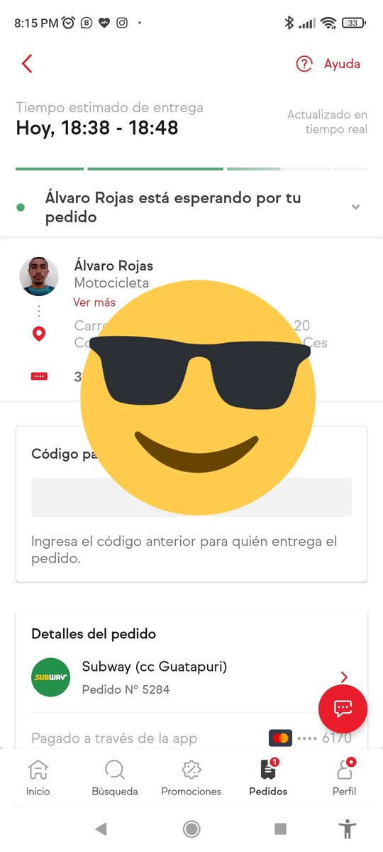 Así como cuando te roban tu pedido por @iFoodCo <a href="/SUBWAY/">Subway®</a>, Nunca llegó🙄