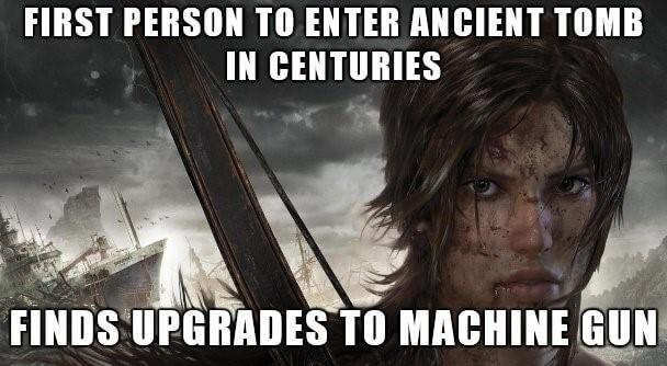 GINXCanada's tweet photo. *ancient* machine gun 😁
#VideoGameLogic https://t.co/KuVYoTsTsK