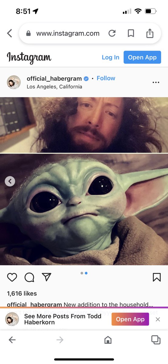 FQ1023's tweet photo. @ToddHaberkorn Omg so glad u and Nicole got a Baby Yoda too!!! 🙊😁 We’ve had that same one a while now! We always make sure to tuck the precious asset away whenever our friends with kids come over lol #VeryExpensive https://t.co/J7KZbGL8YF