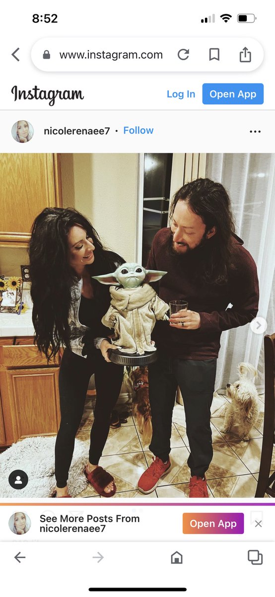 FQ1023's tweet photo. @ToddHaberkorn Omg so glad u and Nicole got a Baby Yoda too!!! 🙊😁 We’ve had that same one a while now! We always make sure to tuck the precious asset away whenever our friends with kids come over lol #VeryExpensive https://t.co/J7KZbGL8YF