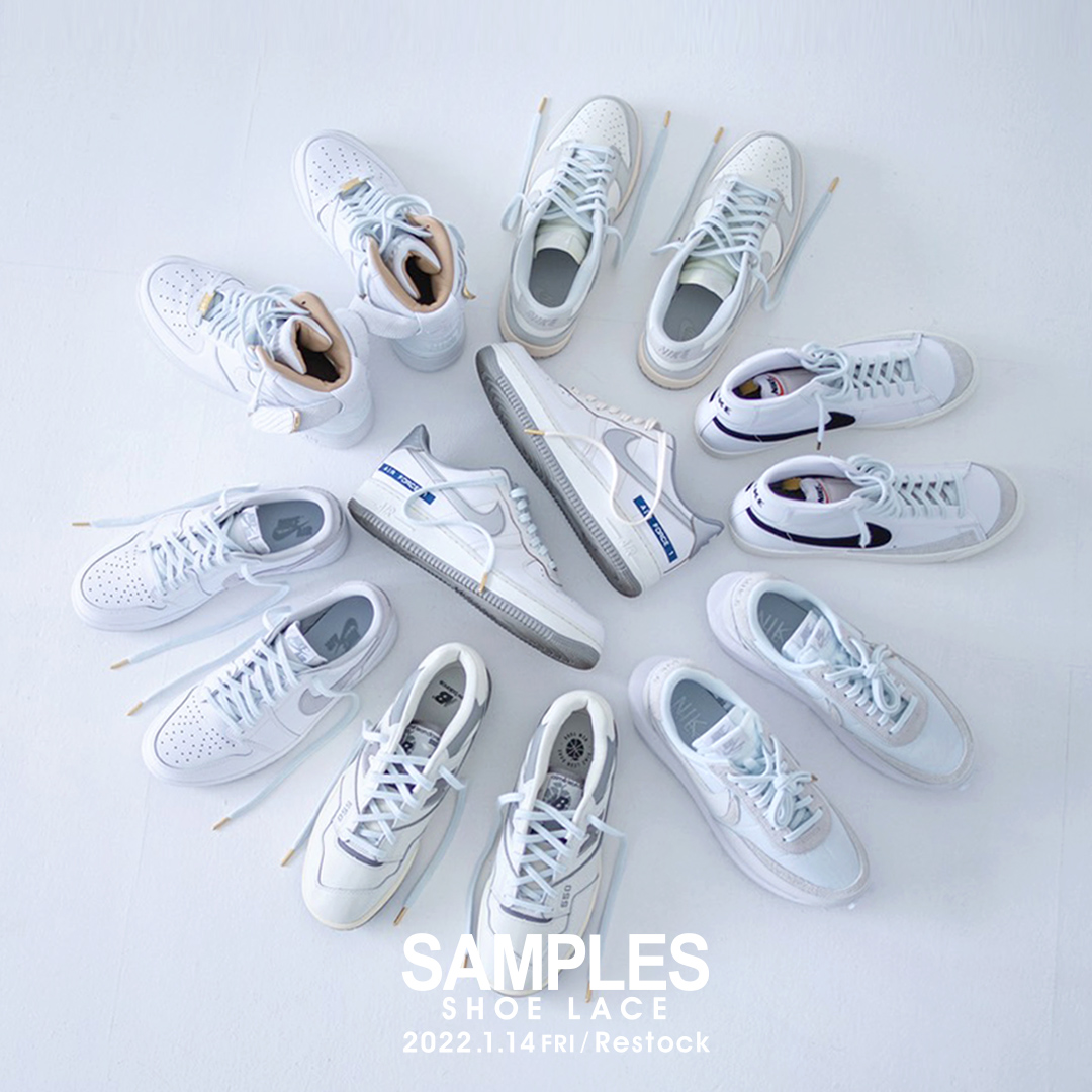 lafayette_jpn's tweet photo. 【RESTOCK】SAMPLES SHOE LACE
2022年1月14日12:00よりLafayette Online Storeにて発売開始!!
※ご注文日より5日以内に順次発送
📱https://t.co/QgBcvDQCJ9
#SAMPLES #SAMPLESFOP #サンプルズ https://t.co/LeIiGsEWzT