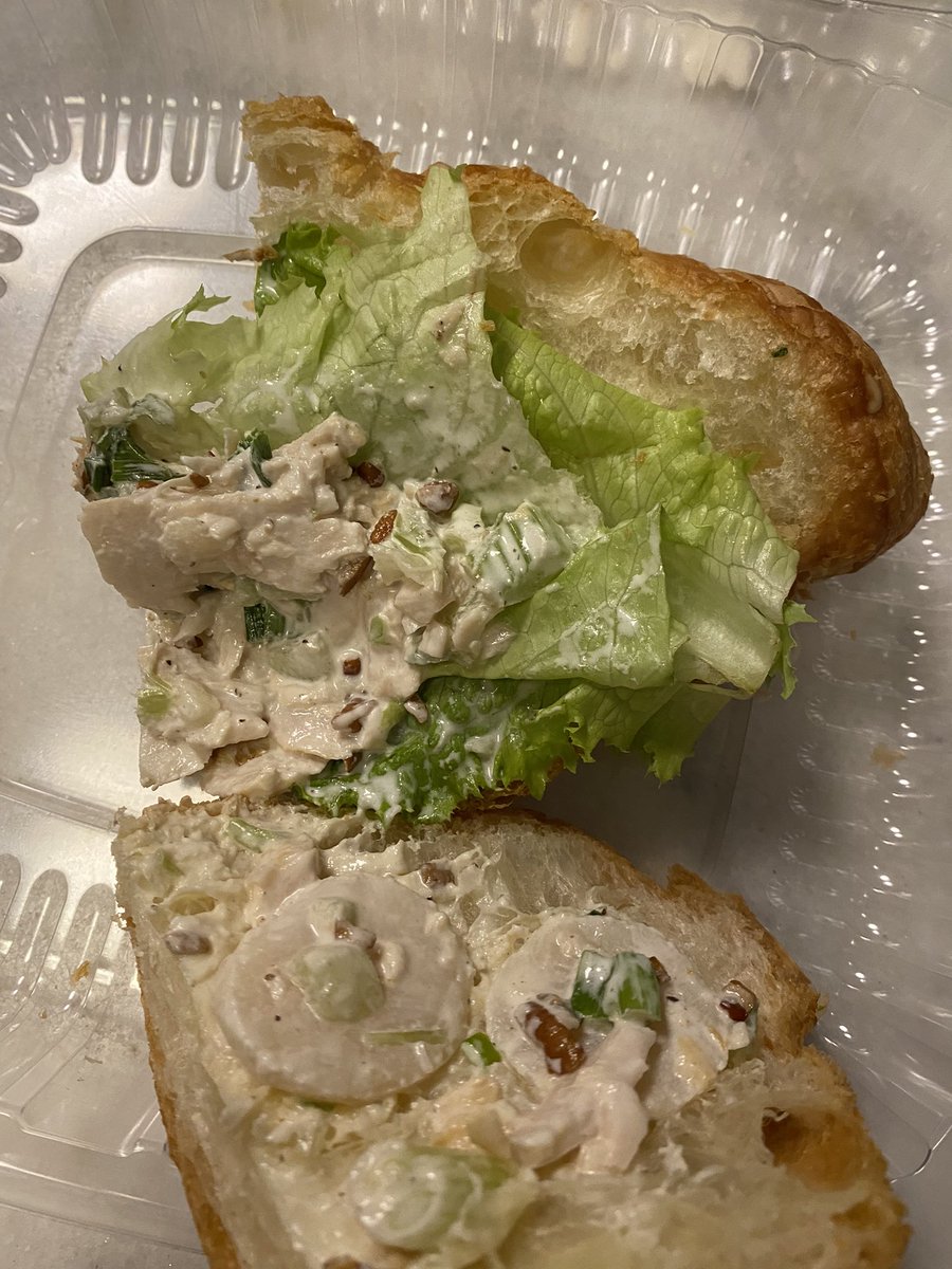 AlexPeay's tweet photo. @kneaders your Spanish Fork location  needs some help getting the protein in the sandwich. Unfortunately since it was take out we didn’t notice until we got home. https://t.co/KN72k5oRw9