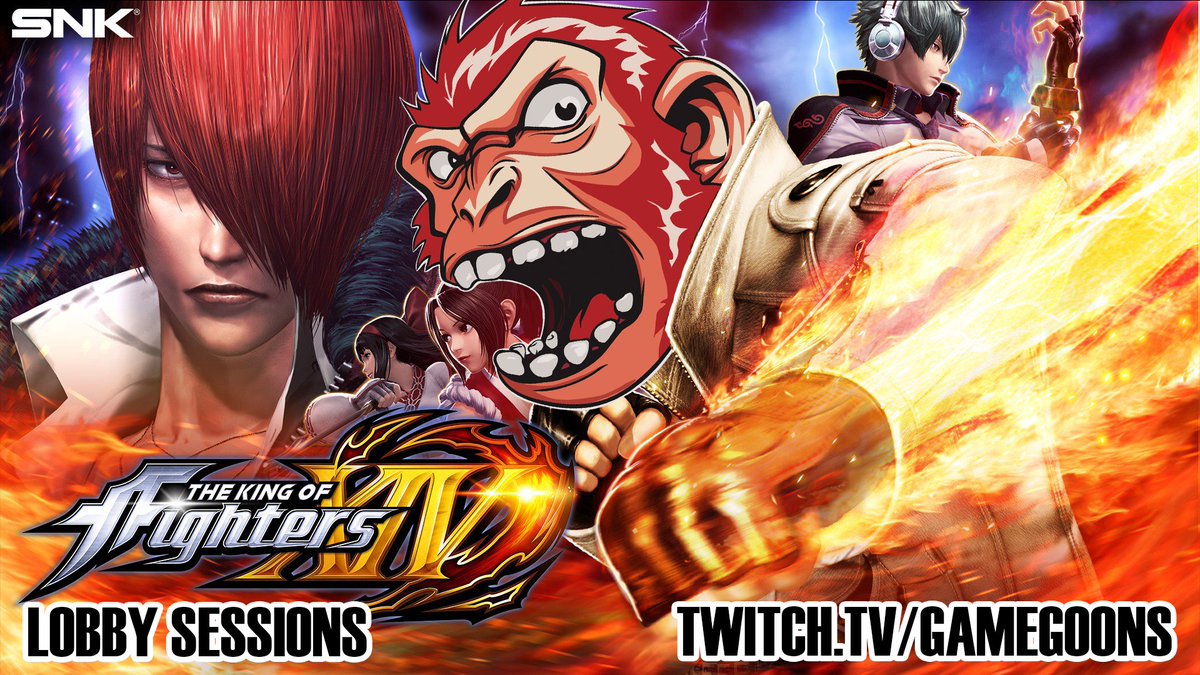Another week, another Goon Lobby! Come get some! #KOFXIV twitch.tv/gamegoons