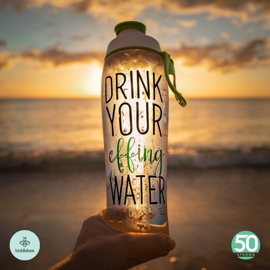 Be50Strong's tweet photo. New year, week two check-in… did you make a goal to drink more water this year? How’s it going?

Here’s a little kick in the motivation! Not only is it “inspirational” but it’s handy. There are hourly tracker marks so you know how much you need to catchup or if you’re on track! https://t.co/1QxkhfA0K7