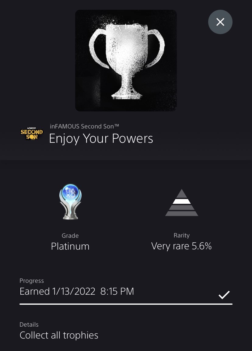 infamous 2 trophies infamous 2 trophies