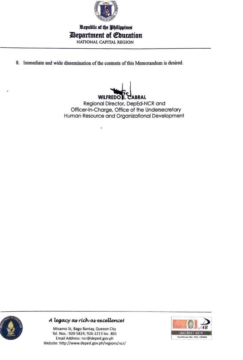 gmanews's tweet photo. READ: Copy of the DepEd NCR memo. | @jovilandxrita https://t.co/fLGVj9KBcb