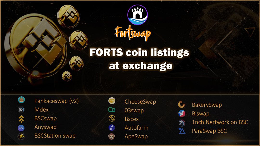 fort_swap's tweet photo. 📣📣📣Good news For all Fortswap community 🚨💰💰

We are happy to announce that after pre-sale Forts will be Live on More than 10 Exchange🎉

Buy you Forts our Pre-sale is Love now.

Pre-sale Link: https://t.co/F8A54Oor9I

💵💴💶💷���WE ARE STRONG COMMUNITY EVER 💰💰💰💸💵💴 https://t.co/T4prSWdp8Z