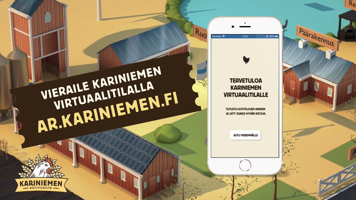 HKFoodsFinland's tweet photo. Avaamme #Kariniemen kotitilojen ovet ja kerromme tilojen arjesta ja vastuullisuustyöstä AR-teknologian avulla. Kariniemen virtuaalitila on esimerkki HKScanin tavoitteesta hyödyntää digitaalisuutta ja olla lähellä kuluttajia. 👪 📲 https://t.co/UfYH0VIOXV #ruokaajokatekeehyvää https://t.co/xQ9GYFD01v