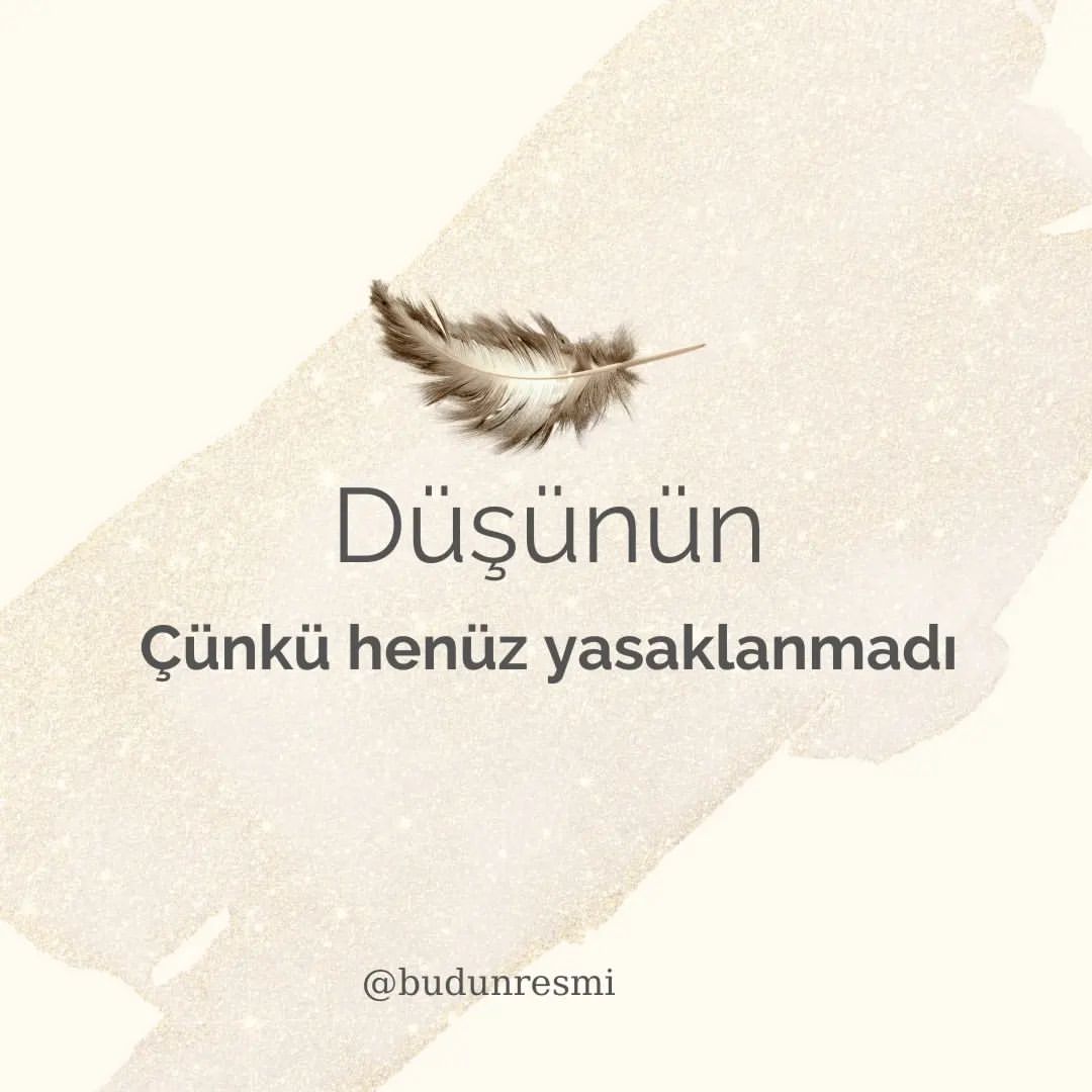 Budunresmi's tweet photo. "Düşünün.
Çünkü henüz yasaklanmadı."

1984, George Orwell https://t.co/Z39b2BF3Oe