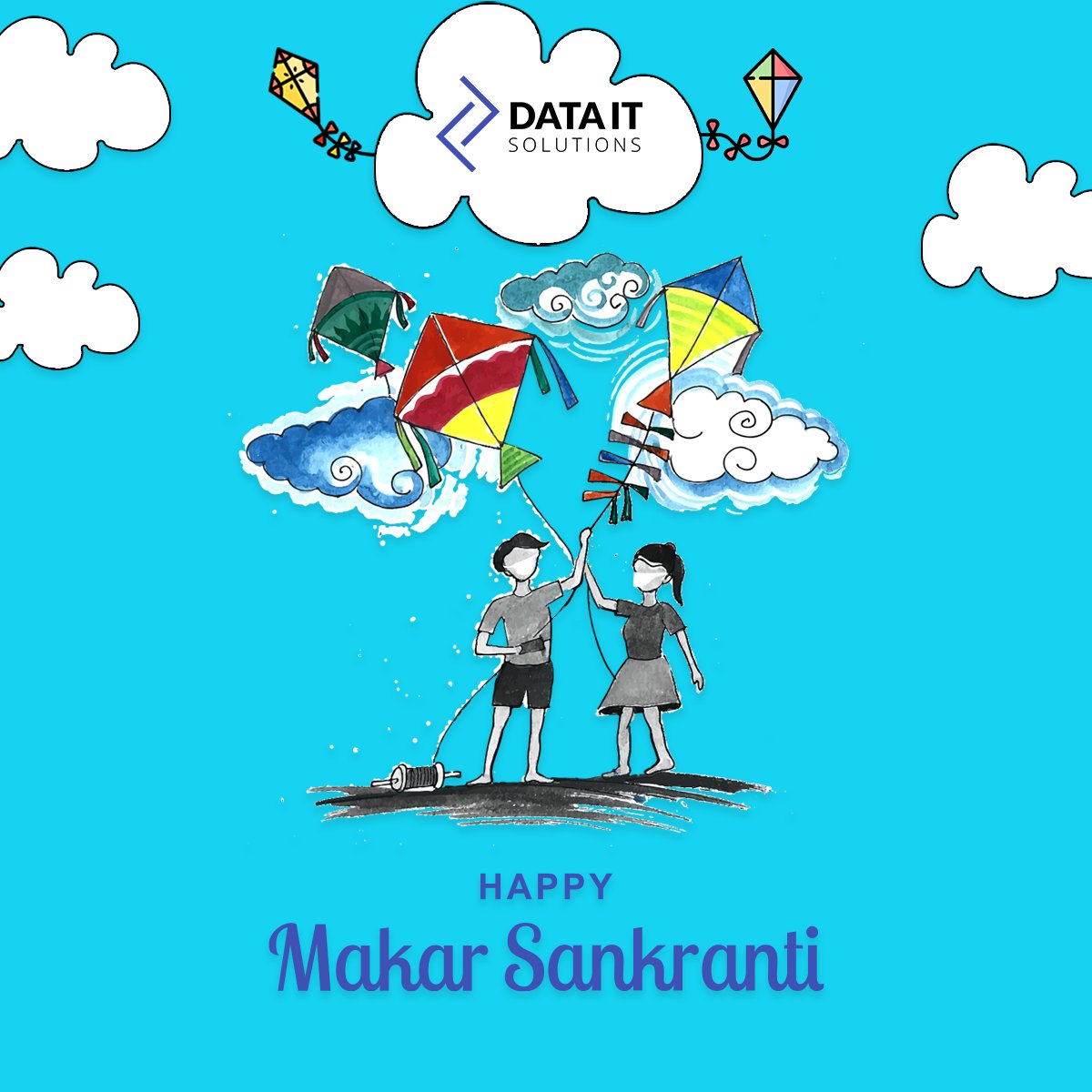 DataitSolutions's tweet image. DataIT Solutions Wishing you a very thrilling and happy #Uttarayan, may your chant of "Kai Po Che" rise above all the others!
#makarsankranti2022 #Uttarayan2022