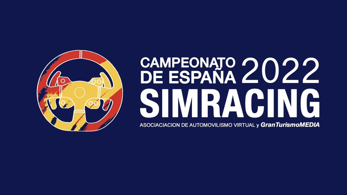 GTSportMedia's tweet photo. Hoy a mediodía se abre la preinscripción del
CAMPEONATO DE ESPAÑA 2022.  

Sigue: #CtoEspaña2022 y @GTSportMedia para enterarte de los primeros y de toda la información que iremos dando.

Organiza: Asociación de Automovilismo Virtual
Gestión: GranTurismoMEDIA 
Difusión: WeTICOM https://t.co/NJQkWGxao7