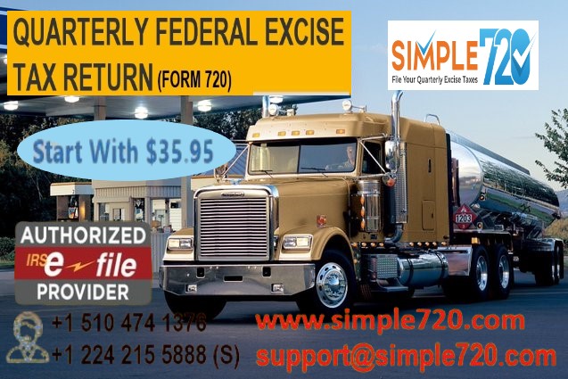 easy22901's tweet image. Form720 filing provides the best deals for the sake of the truck owners to File your 720 Online. Truck holders can finish their Heavy Vehicle Use Tax Payment with the least cost. An affordable price with the complete 720 File Services. #IRSform720
simple720.com
