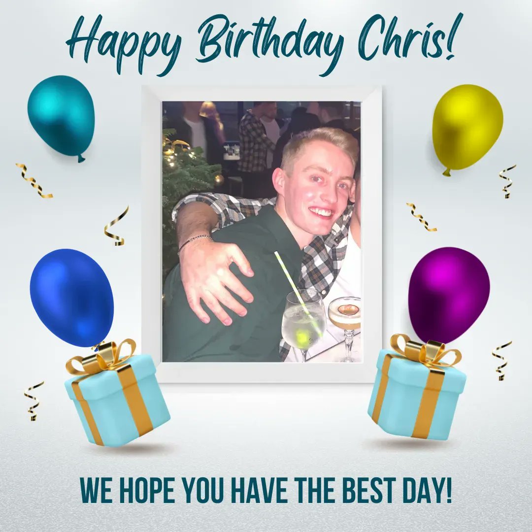 Happy Birthday to our newest adviser Chris!👏 
We hope you have the best day celebrating🎉 🎉
Love from your AMS Team!