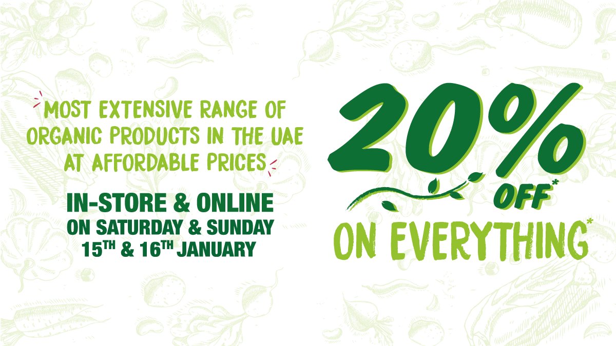 Our 20% off on everything weekend is around the corner! 💚Stock up on your #pantryessentials in-store or from the comfort of your home!🛒#homedelivery
