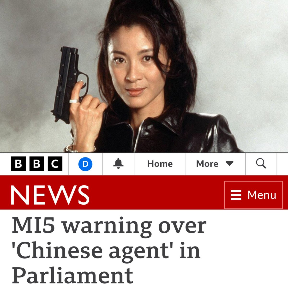 LicenceToQueer's tweet photo. Not as exciting as the headline might have us believe... 

No return of Wai Lin I'm afraid. 

Real story here:
https://t.co/6UGjtZ3gjh

#ChineseAgent #ChineseSpy #WaiLin #TomorrowNeverDies #MichelleYeoh https://t.co/RrC4HnTJAO