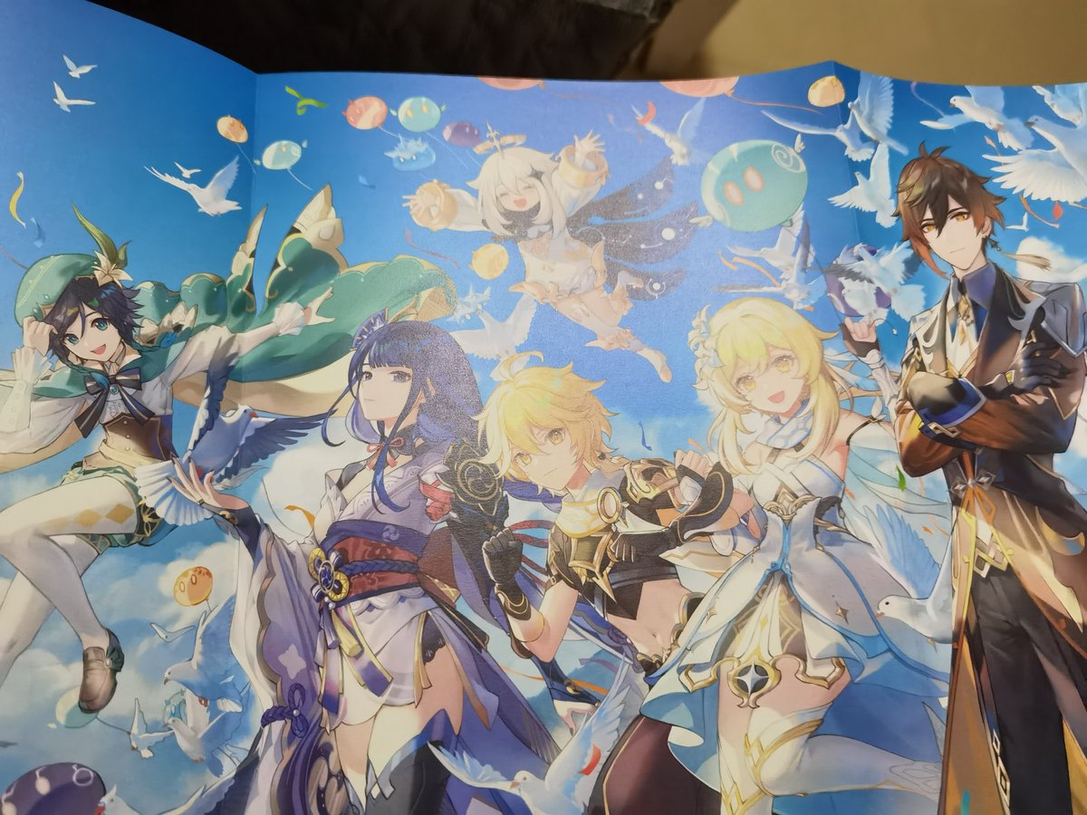 anicollestudio's tweet photo. Preview for those who doesn't receive their #genshinimpact #artwork 
Available here:
https://t.co/R6B4Akh36t https://t.co/CEbVswPo1W