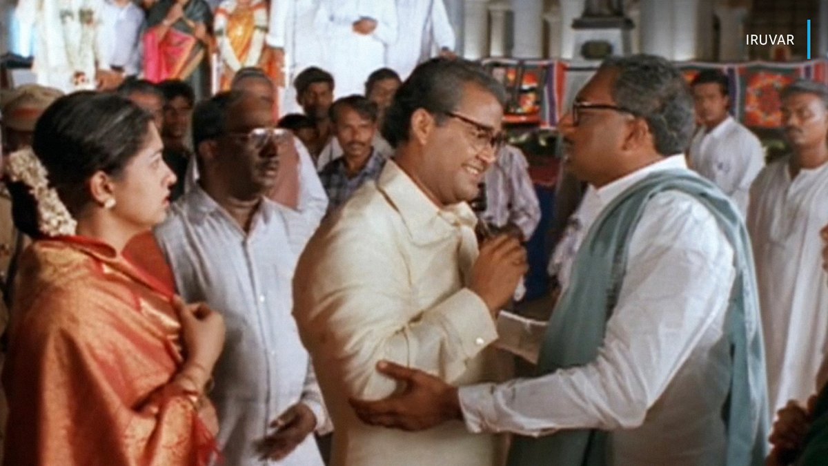 a beautiful film, with the most versatile artist and the legendary filmmaker 🌻
#25YearsofIruvar