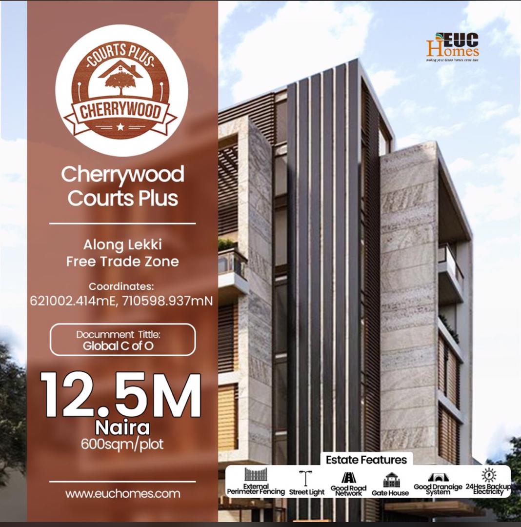 Buy your plots from our #CherryWood  Court. Dry land. #Ibejulekki is the best investment location.

Pls call 09037935183 for inspection.

#Davido Brad pitt Mane and Salah Kanye saka