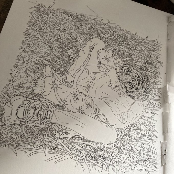 線画〜 