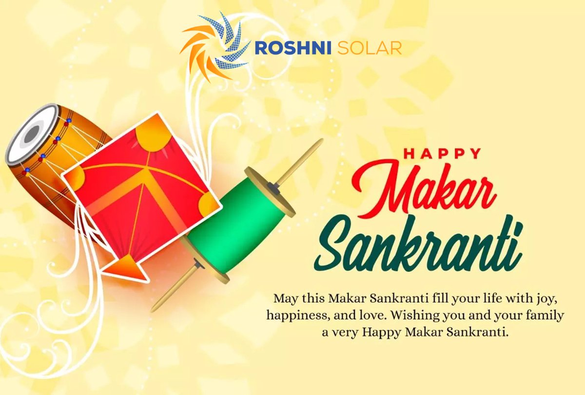 Roshni_Solar's tweet photo. I wish you to have a life filled with the blessings of Goddess Lakshmi and celebrate the festival with sweets and gifts. Happy Makar Sankranti 2022!
....#missbee #pongal #bihu #bhogalibihu #lohri #sankranti #sankranthi #makarsankranti #sareenotsorry #sareeenthusiast https://t.co/rs0USbzNTN