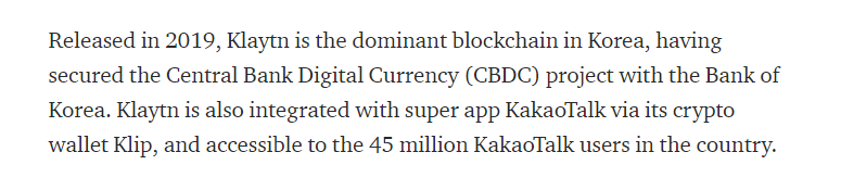 DerouteAi's tweet photo. Here is why we chose to build #KlayCity on @klaytn_official.

1. EVM Compatible (Works with MetaMask!)
2. 1 second block confirmations 
3. Low Gas Fees ($0.001)
4. 4000 TPS

 The perfect combination for #P2Egaming,  #GameFi, #BlockchainGaming and #NFTs  🔥

Oh and this......👇 https://t.co/UVPFDb1bAn