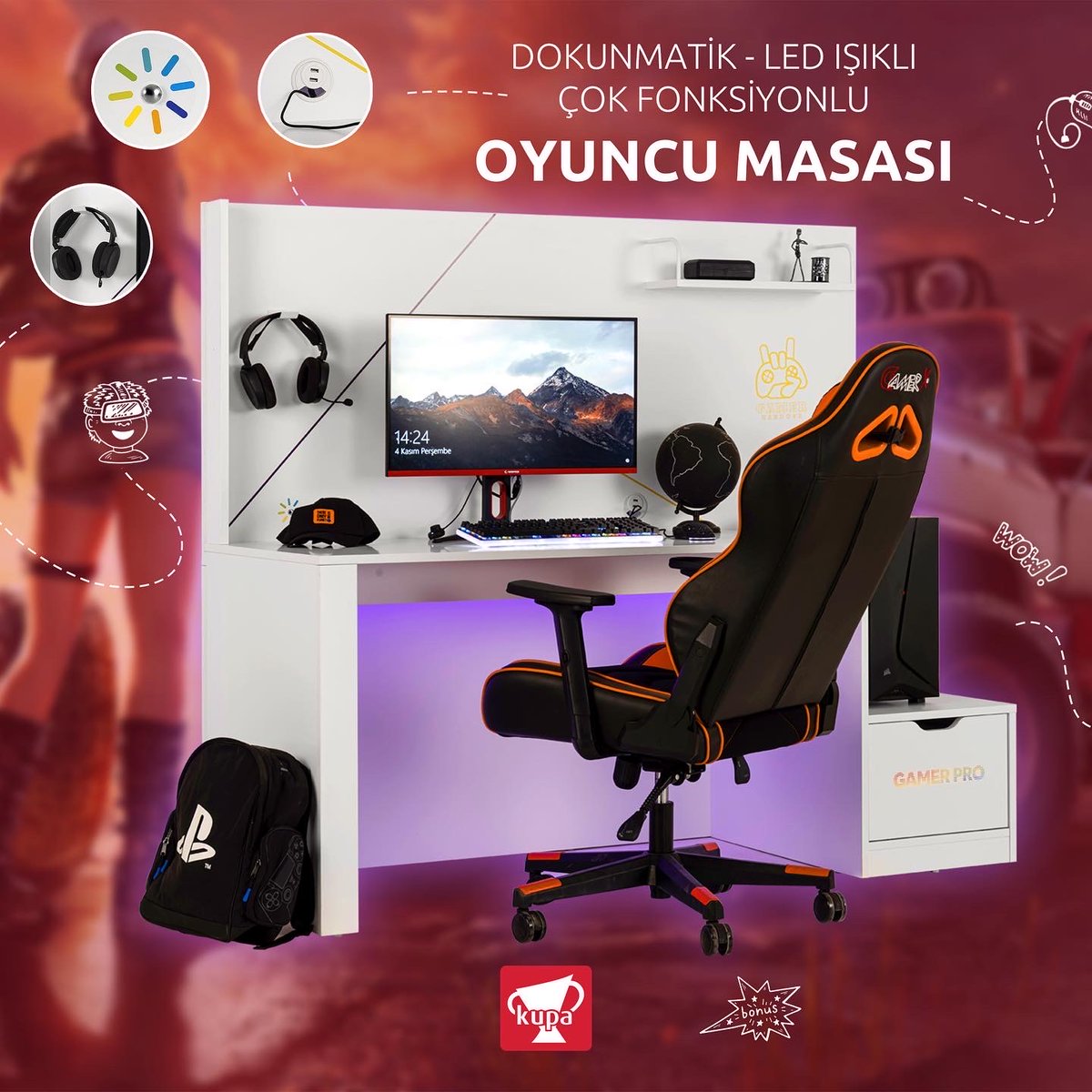 KupaGenc's tweet photo. .
Dokunmatik-Led Işıklı-Çok Fonksiyonlu

Oyuncu Masası
.
.
.
https://t.co/F1hHtN622l
#kupa #kupagenç #kupagençodası #genç #gençodası #çocukodası #çalışmamasası  #gençyatakodası https://t.co/6lertmziOv