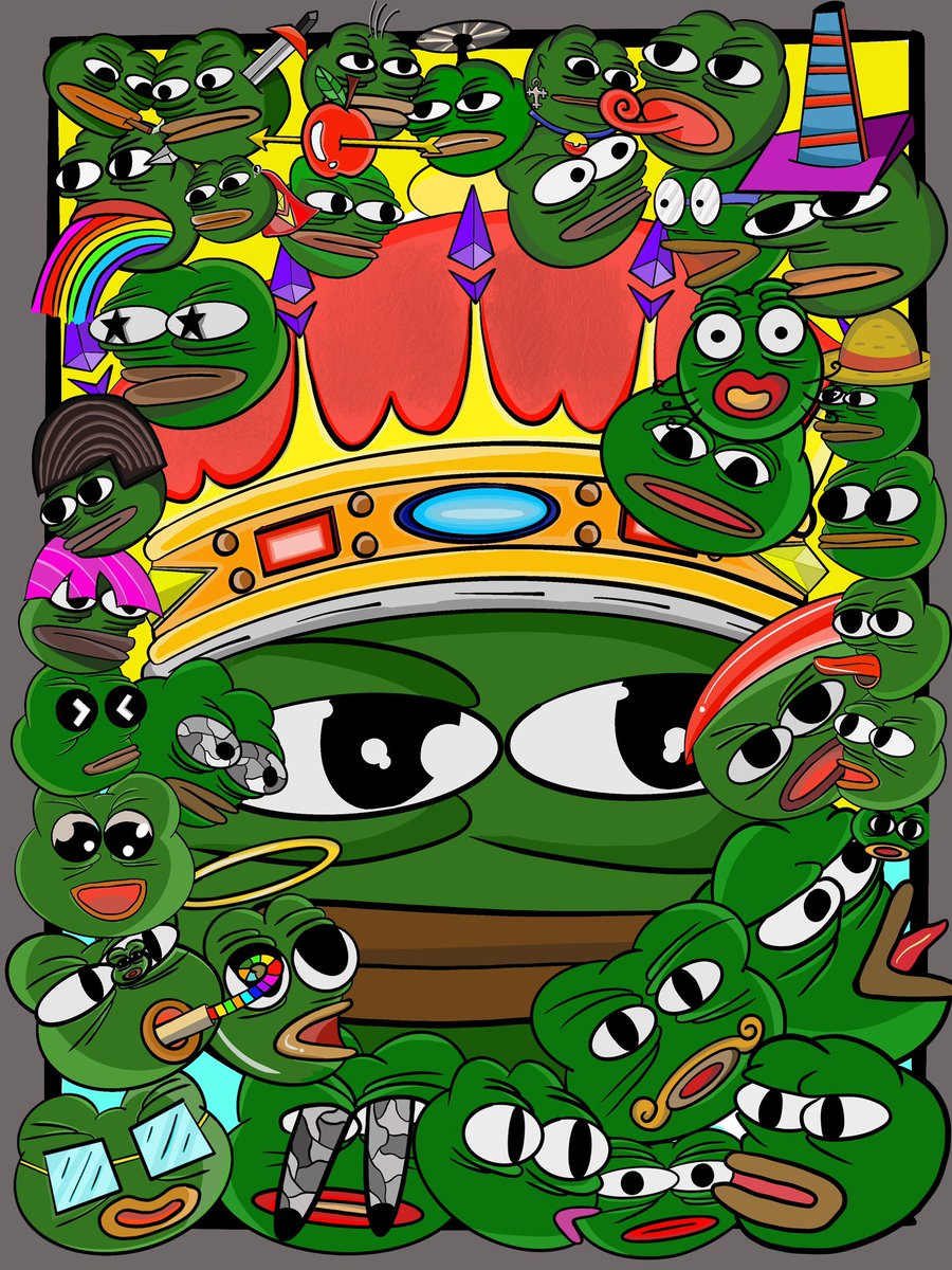 iamtoey_NFT's tweet photo. 💎New collection "Real world." 🔥Drop now🔥
Name "Pepe's happiness" 1ETH💎
@jaggedsoft I hope you like this world.
in https://t.co/dPdmvuyRoz

#NFTs #NFTCommunity #NFTdrop #NFT #nftart #NFTartist #NFTCollection #NFTthaiartist #NFTTHAILAND #opensea #pepethefrog #pepe #toeynft https://t.co/1NdRCDmvUq