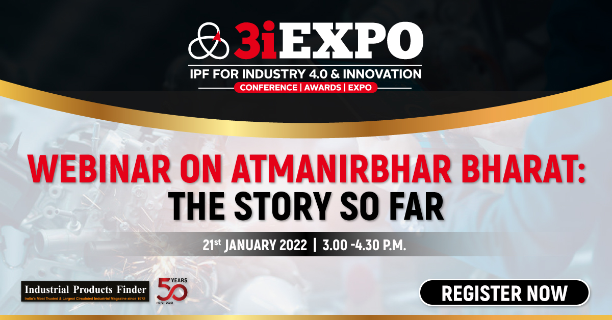 CWmagazine's tweet photo. Join us for an exclusive Webinar on Aatmanirbhar Bharat: The story so far on 21st January, 2022.

Register now https://t.co/lPRvg2Vfr6

#atmanirbharbharat #3iExpo #ipfindustry #smartmanufacturing #innovativeproducts #engineeringstartups https://t.co/hu9vlxKLur