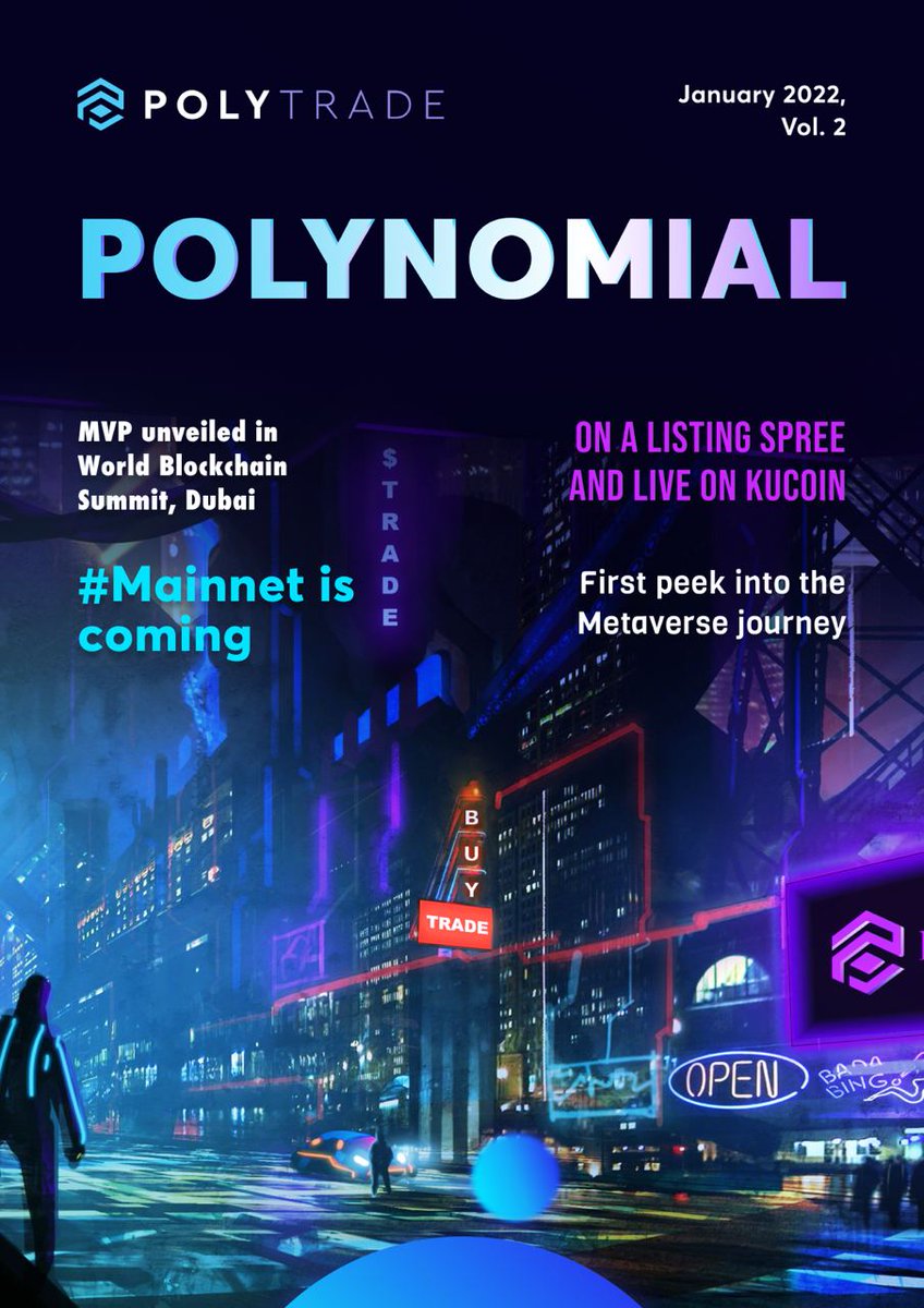 Polytrade_app's tweet photo. We couldn’t have asked more from Q4 of 2021. #Testnet ,@kucoincom #listing , #Christmas campaign, #Metaverse conceptualisation with @sandeepnailwal and and a lot more. 
👉Read’em all in our 2nd edition of Polynomial: https://t.co/nMBnBwSNQH
#newsletter #Insights #Polytrade https://t.co/NlPFGb5xfR