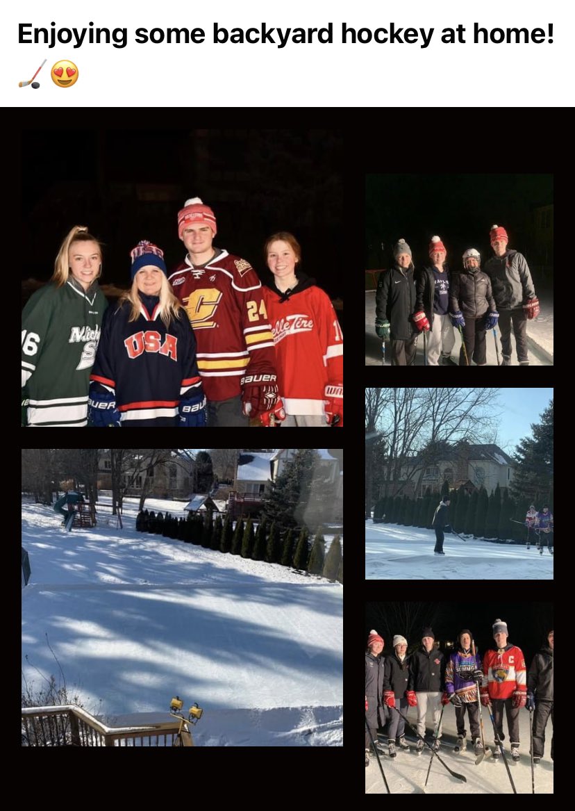 JulianaRowe18's tweet photo. Our family and friends have enjoyed our homemade rink for years, especially this winter!

Go @DetroitRedWings 

 #DETHomeIce

@BallySportsDET @iamtrevort https://t.co/d51rKvJUbE