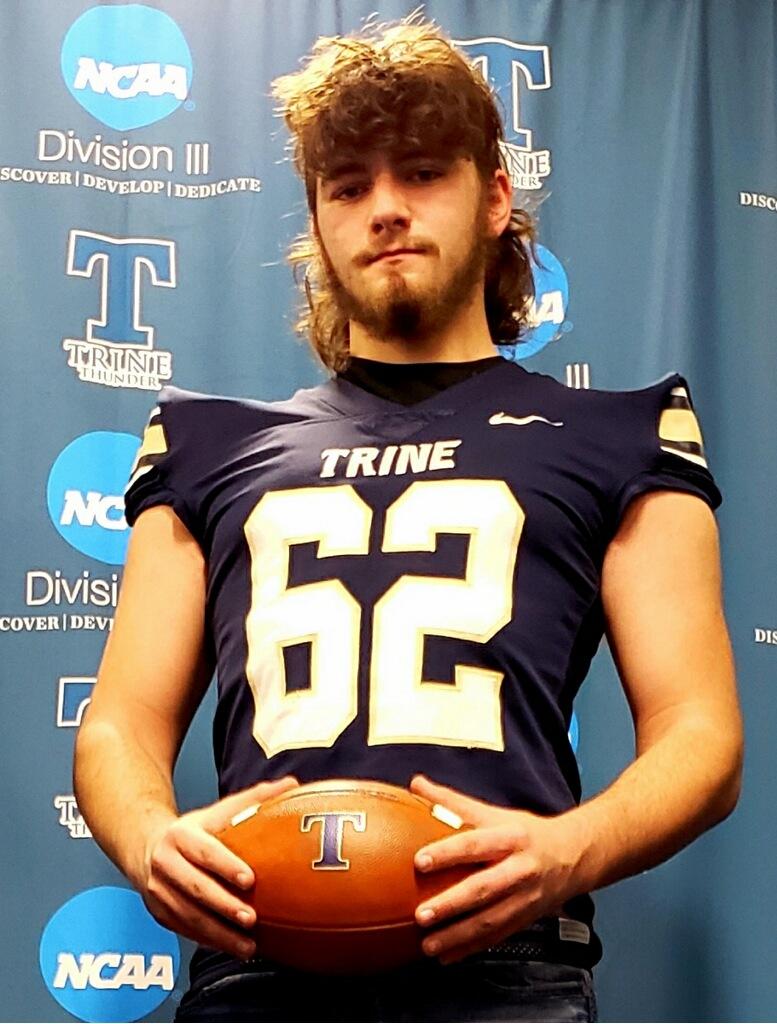 wyguy2022's tweet photo. After a great visit and great conversation with @CoachJKinsey I am excited to announce an offer to continue my Academic and Athletic Career at @TrineAthletics Football! https://t.co/U8bSoO4zng