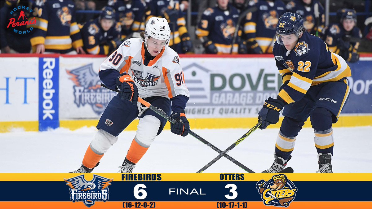 Firebirds Halt Erie’s Win Streak, Down Otters 6-3 Thursday in Erie. #WeAreFlint

📰: flintfirebirds.com/article/firebi…