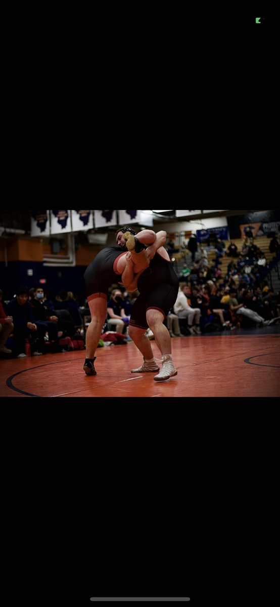 It is crazy to see this kid mature over the last 4 years! Filled a varsity spot for us as an undersized freshman and his only goal was to place at a tournament in his career. Now is one of the top heavyweights in the state and has 100+ wins in his career! Congrats Kaden McCombs!