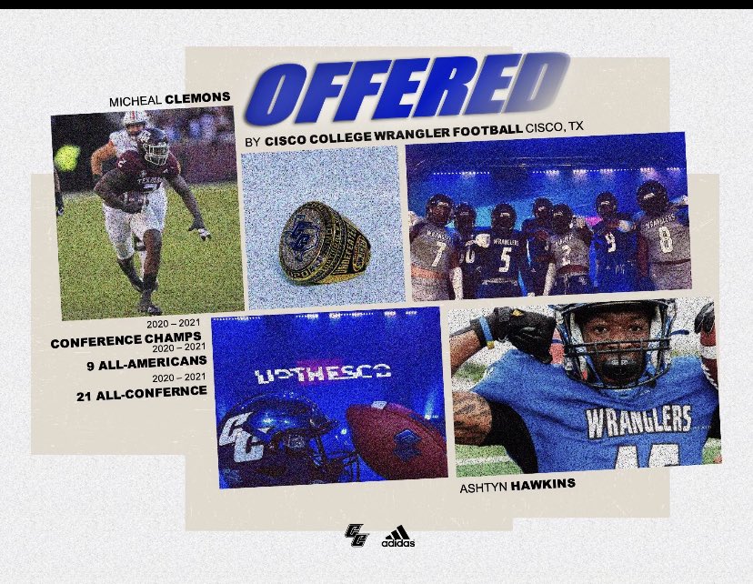 Blessed to receive my second Offer From Cisco Jr College 💙 <a href="/mark_gibson9/">Coach Mark Gibson</a> <a href="/Coachaj_jordan/">AJ. Jordan</a>