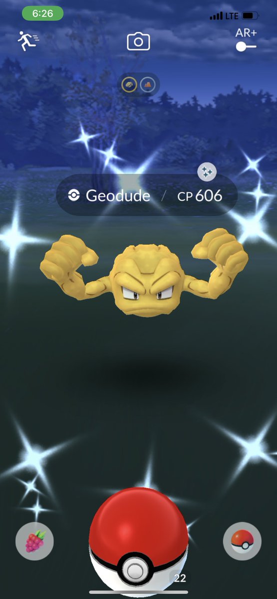 SharpSkyWing's tweet photo. Tonight’s shinies #pokemongo #shinypokemon #shinygeodude #shinyplusle #shinyhunting #pogoshinies https://t.co/Bwcgcin43X