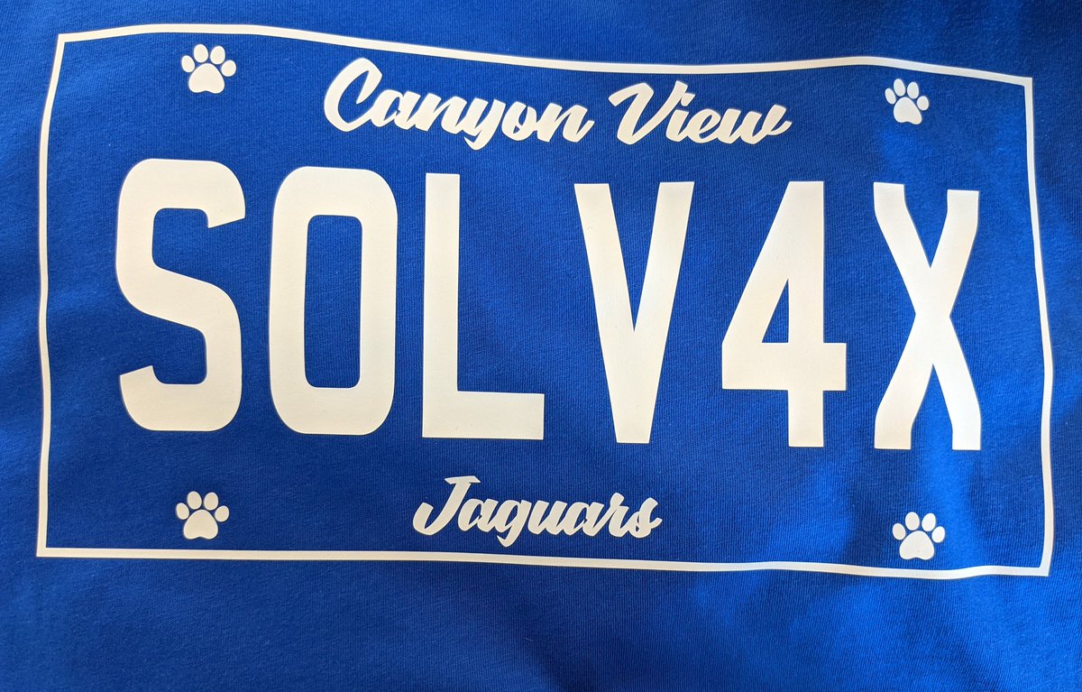 AJMtz96's tweet photo. Excited to wear my new custom shirt tomorrow!  @CVHSJags  #solv4x https://t.co/dIZvFAQQRT