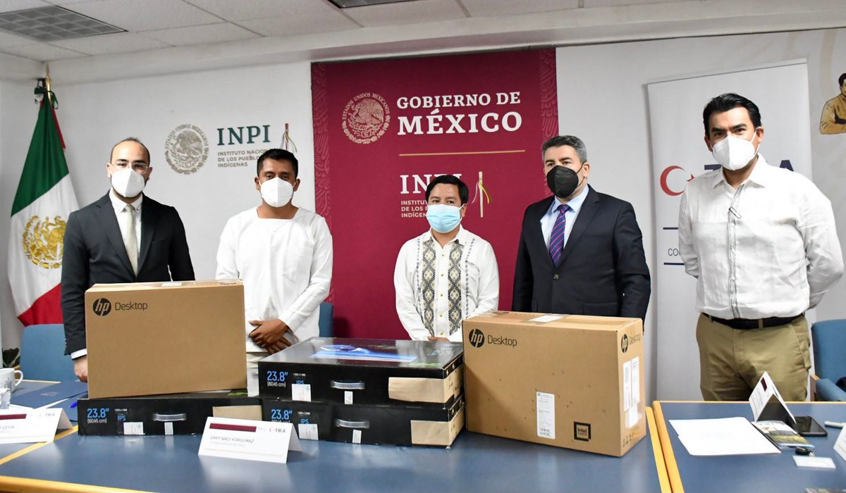 TIKA_Mexico's tweet photo. El Vicepresidente de @Tika_Turkey @naciyorulmaz inauguró el Proyecto de Desarrollo Integral Rural de la comunidad Chontal en Oaxaca, #Mexico con @INPImx y el Proyecto de Equipamiento para 5 Radiodifusoras Culturales Indigenas. https://t.co/kA3xwhDDce