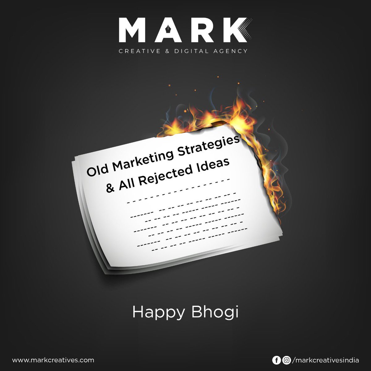 markcreatives's tweet photo. Bhogi is all about letting go of the old and embracing the new beginnings. Happy Bhogi to all our agency people 😀 #AgencyLife #bhogi #HappyPongal #HappyLohri #agency #DigitalMarketing #contentcreation #socialmediamarketing #SocialMedia https://t.co/tOruMWdlsv