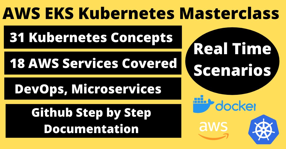 stacksimplify's tweet image. AWS EKS Elastic Kubernetes Service with DevOps, Microservices on AWS Cloud

Click on the link below to enroll
👉 links.stacksimplify.com/aws-eks

#kubernetes #aws #awsfundamentals #cloudcomputing #awsforbeginners #awscertified #awstraining
#cloudcomputingbasics #awscloud