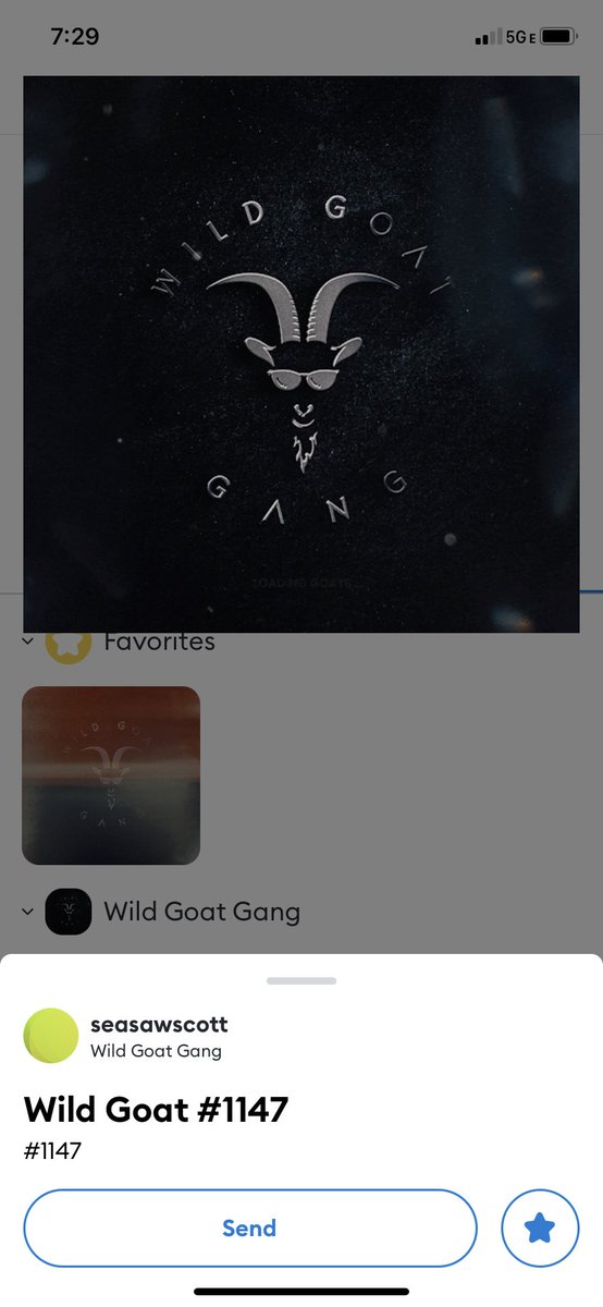 Minted one <a href="/WildGoatGangNFT/">Wild Goat Gang</a> let’s fkn GOOOOAT!!!
(Minted this yesterday but still 💯🐐🔥)