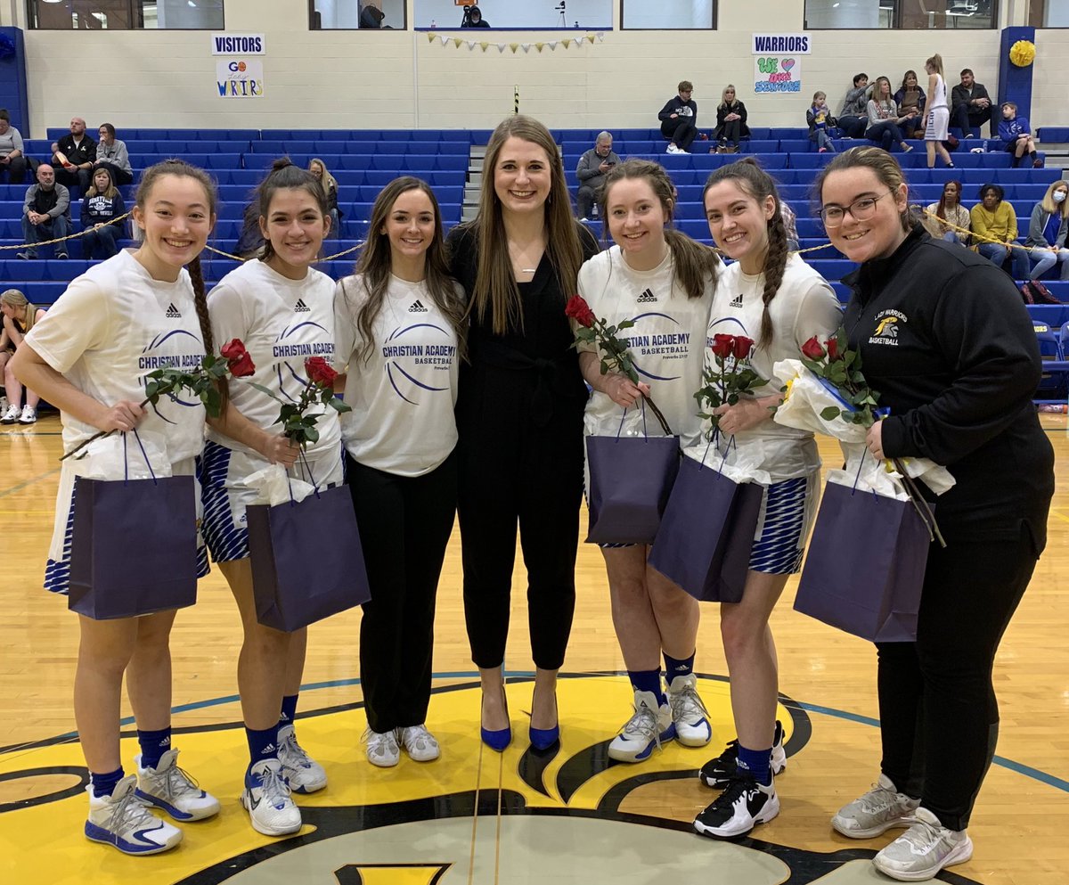 CAWarriorNation's tweet photo. Thank you seniors for your contributions to our Lady Warriors basketball program and for helping build a foundation. 

#GOWARRIORS https://t.co/riNX7evqtA
